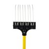 The Groundskeeper Ii Groundskeeper II 6 in. Mini Rake with 55 in. Yellow Handle 99352